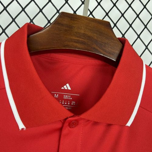 Mens Sevilla FC 2025-26 Red Travel Polo Jersey