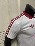 2025-26 AD x Oasis Tour Jacquard White and Red font 25 Player Version Jersey  (The player version is more slim fit, it is recommended to buy one size larger)