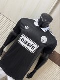 2025-26 AD x Oasis Tour Jacquard Black font 25 Player Version Jersey  (The player version is more slim fit, it is recommended to buy one size larger)