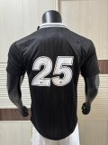 2025-26 AD x Oasis Tour Jacquard Black font 25 Player Version Jersey  (The player version is more slim fit, it is recommended to buy one size larger)