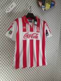Retro 1995-96 Necaxa home soccer jersey