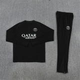 Paris Saint Germain 2025-26 Black Half zipper Training