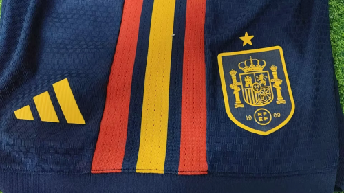 Spain 2026 World Cup Home Player Version kids Soccer jersey