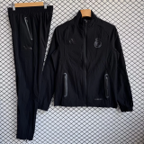 Real Madrid 202526 Black Windbreaker Suit Size S-2XL