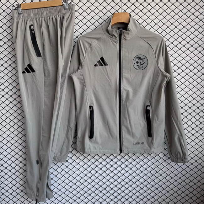 Algeria 202526 Gray Windbreaker Suit