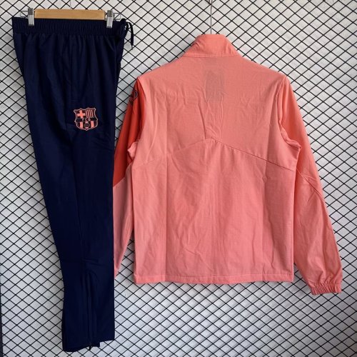 Barcelona 2025-2026 Pink Windbreaker Suit