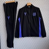 Barcelona 2025-2026 Black And Purple Windbreaker Suit