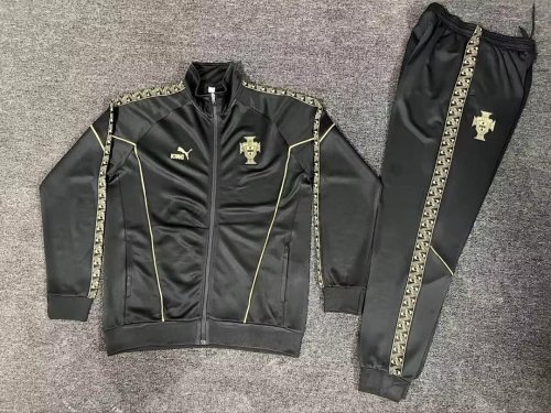 Portugal 2025-2026 Black long sleeve Jacket suit