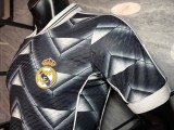 Real Madrid 202526 Black Retro Model Player Edition Jersey（The player version is more slim fit, it is recommended to buy one size larger)