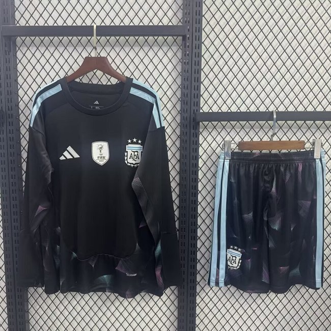 Argentina 2026 Goalkeeper Long Sleeve Soccer Uniform