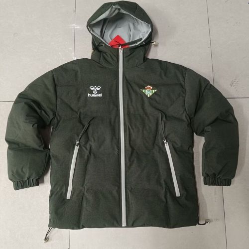 Real Betis 202526 Dark Green Cotton Coats