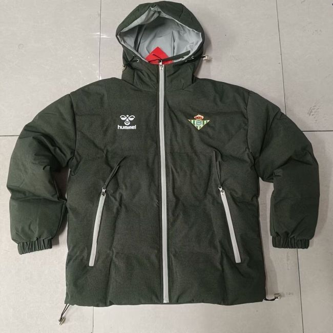 Real Betis 202526 Dark Green Cotton Coats