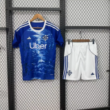 kids kit 25-26 Como 1907 home soccer jersey