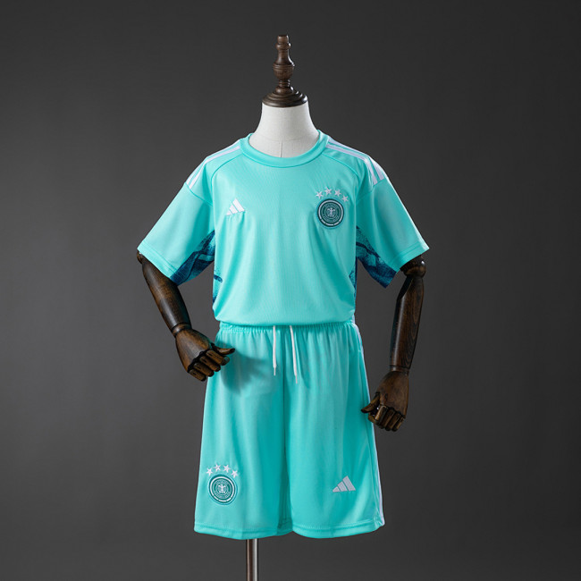 Germany 2026 World Cup Blue Goalkeeper Kids kit Jerseys