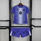 Barcelona 2025-26 Purple Goalkeeper Kids Kit