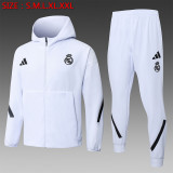 Real Madrid 2025-26 White Hoodie