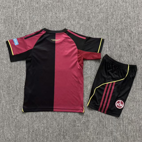 FC Nürnberg 2025-26 Home Kids Kit