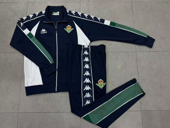 Real Betis 202526 Black White Tracksuit