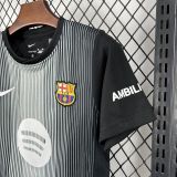 Barcelona 2025-26 Black Goalkeeper Kids Kit