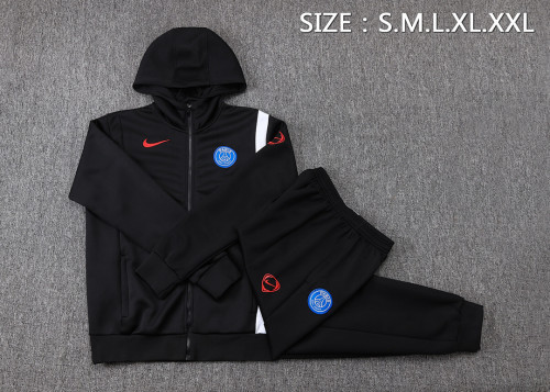 Paris Saint Germain 2025-26 Black Hoodie