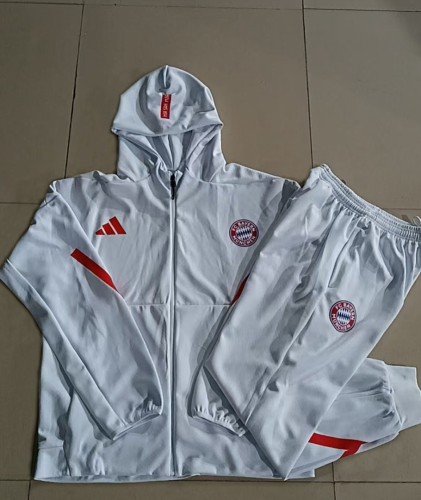 Bayern München 2025-26 White Hoodie