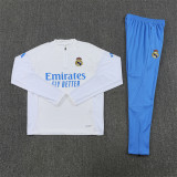 Real Madrid 2025-26 Whie Half zipper Training