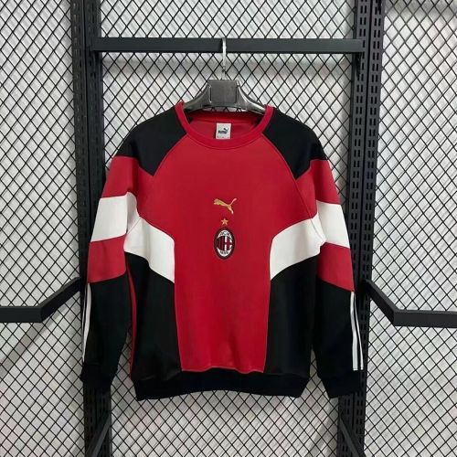 AC Milan 2025-26 Red Sweater Training