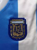 Retro 1986 Argentina Home Long Sleeve kid kit