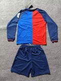 Retro 1999-2000 Barcelona Home Long Sleeve kid kit