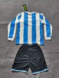 Retro 1986 Argentina Home Long Sleeve kid kit