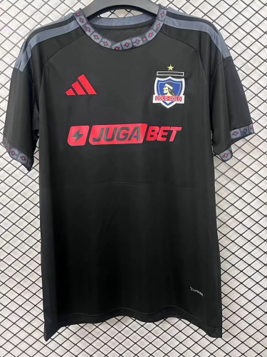 Colo Colo away black soccer jersey