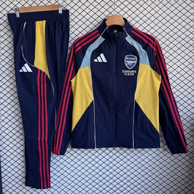 Arsenal 202526 Colorful Windbreaker Suit