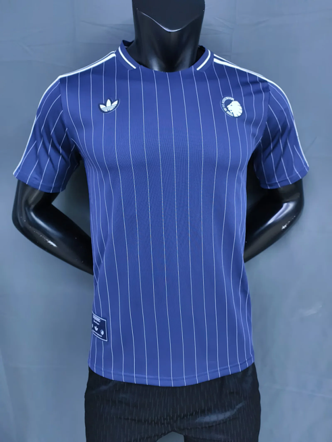 F.C. Copenhagen 2025-26 retro version soccer jersey（The player version is more slim fit, it is recommended to buy one size larger)