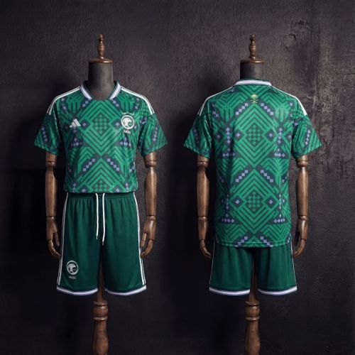 Saudi Araba 2026 World Cup Home Kids Kit
