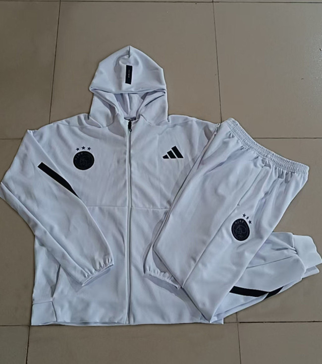 Ajax 2025/26 White Hoodie Suit