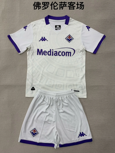 Fiorentina 2025-2026 Away Kids Kit2