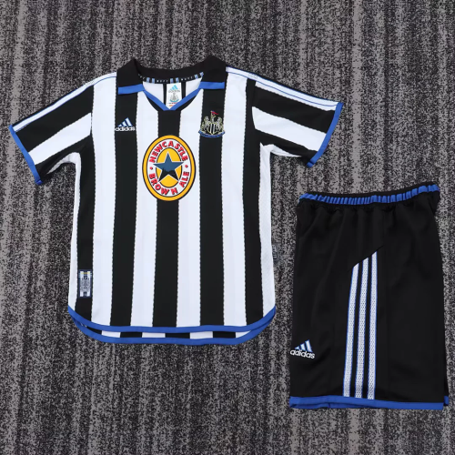 kids kit Retro 1999-2000 Newcastle United home soccer jersey