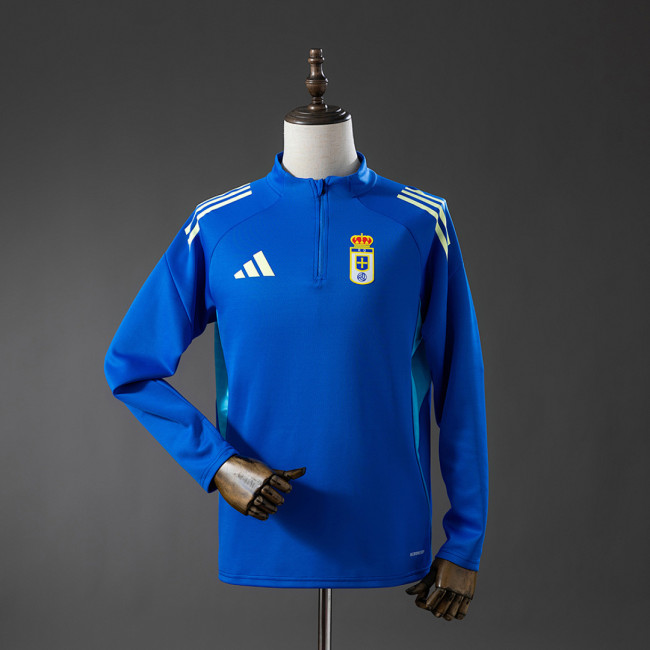 Real Oviedo 2025-2026 Training Top Blue