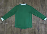 Retro 2012 Germany away long sleeve green soccer jersey size