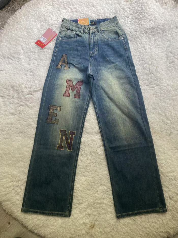 New denim jeans