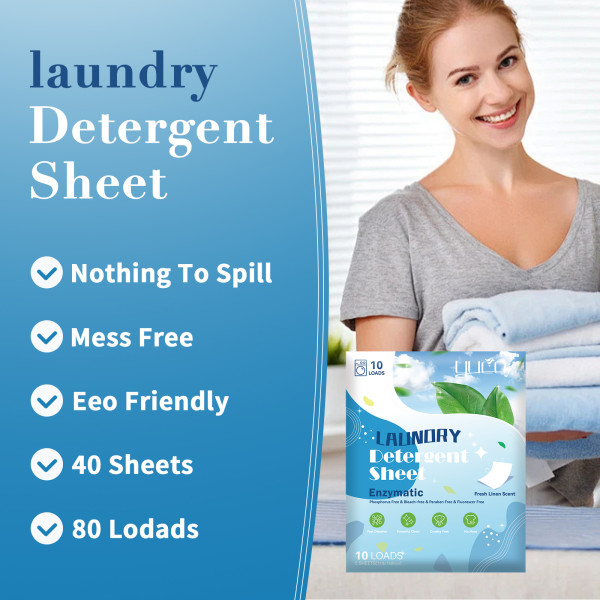 Linen Laundry Sheet--10 Loads ECO Friendly