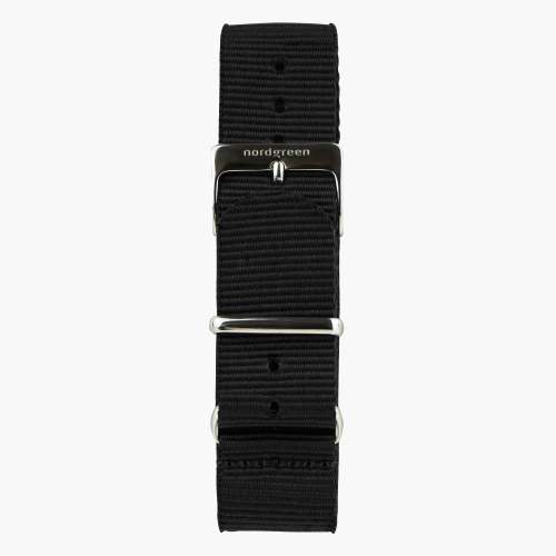 Black NATO Watch Strap - Gun Metal - 36mm