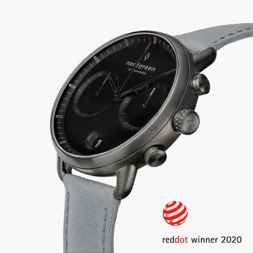 Pioneer | Black Dial - Dove Grey Vegan Leather