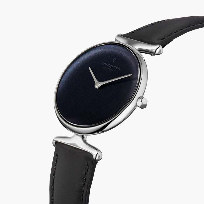 Unika - BUNDLE Rainbow Black Dial Silver |  Mesh / Black Leather / Brown Leather