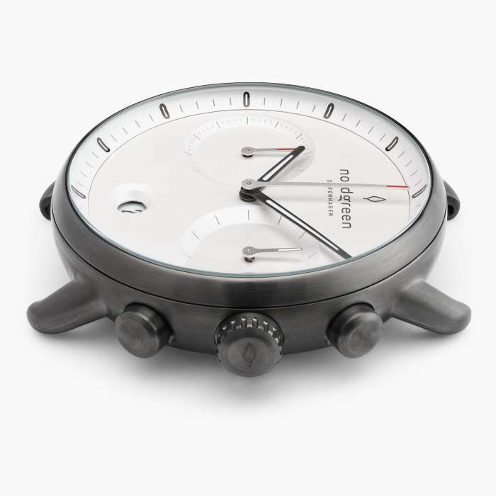 Pioneer | White Dial - Black Silicone