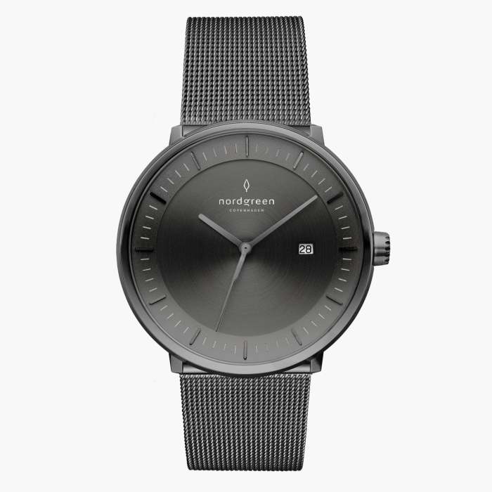 Philosopher | Brushed Metal Dial - Mesh