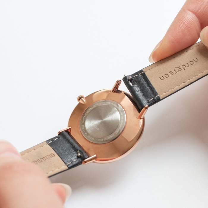 Native | White Dial - Brown Vegan Leather