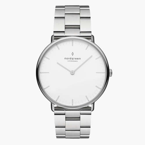 Native | White Dial - 3-Link