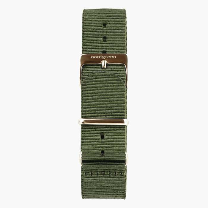 Pioneer | Black Dial - Olive Green NATO