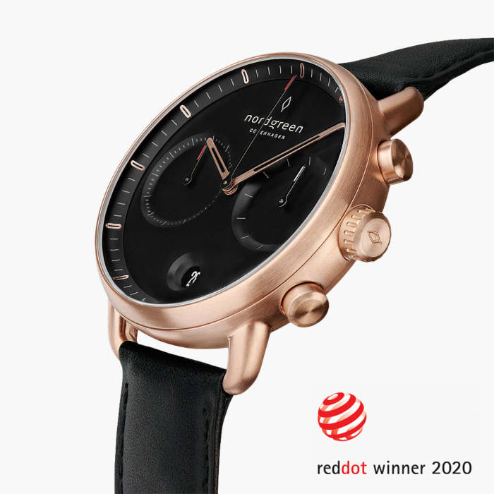 Pioneer | Black Dial - Black Leather